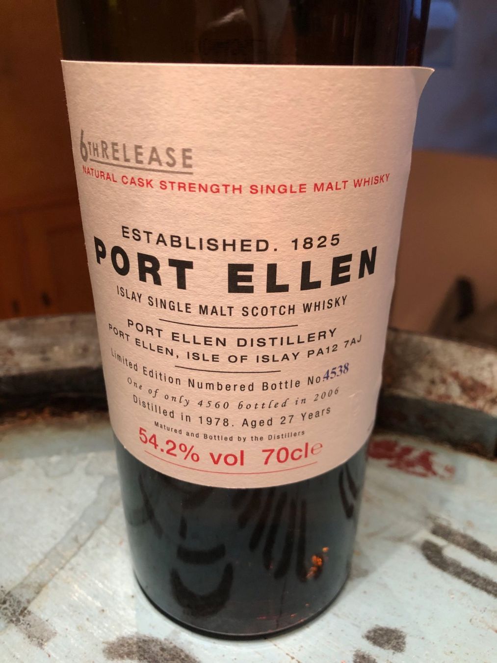 Port Ellen Bevande alcoliche: Port Ellen 6 th Release 1978 – Nuovo e nell'imballaggio originale da Aarwangen venduto da concorde58 2