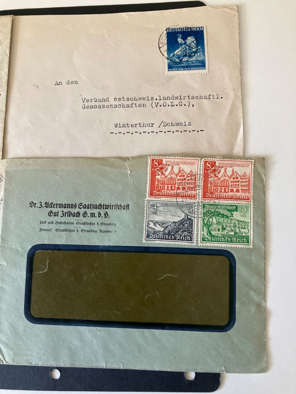 Tutti i francobolli: 4 Briefe Deutsches Reich – Usato da Baar venduto da Ramona10 2