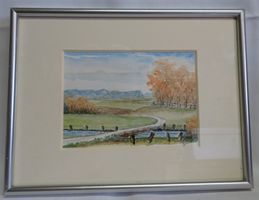 Aquarell Utzensdorf Zuber Walter Bern