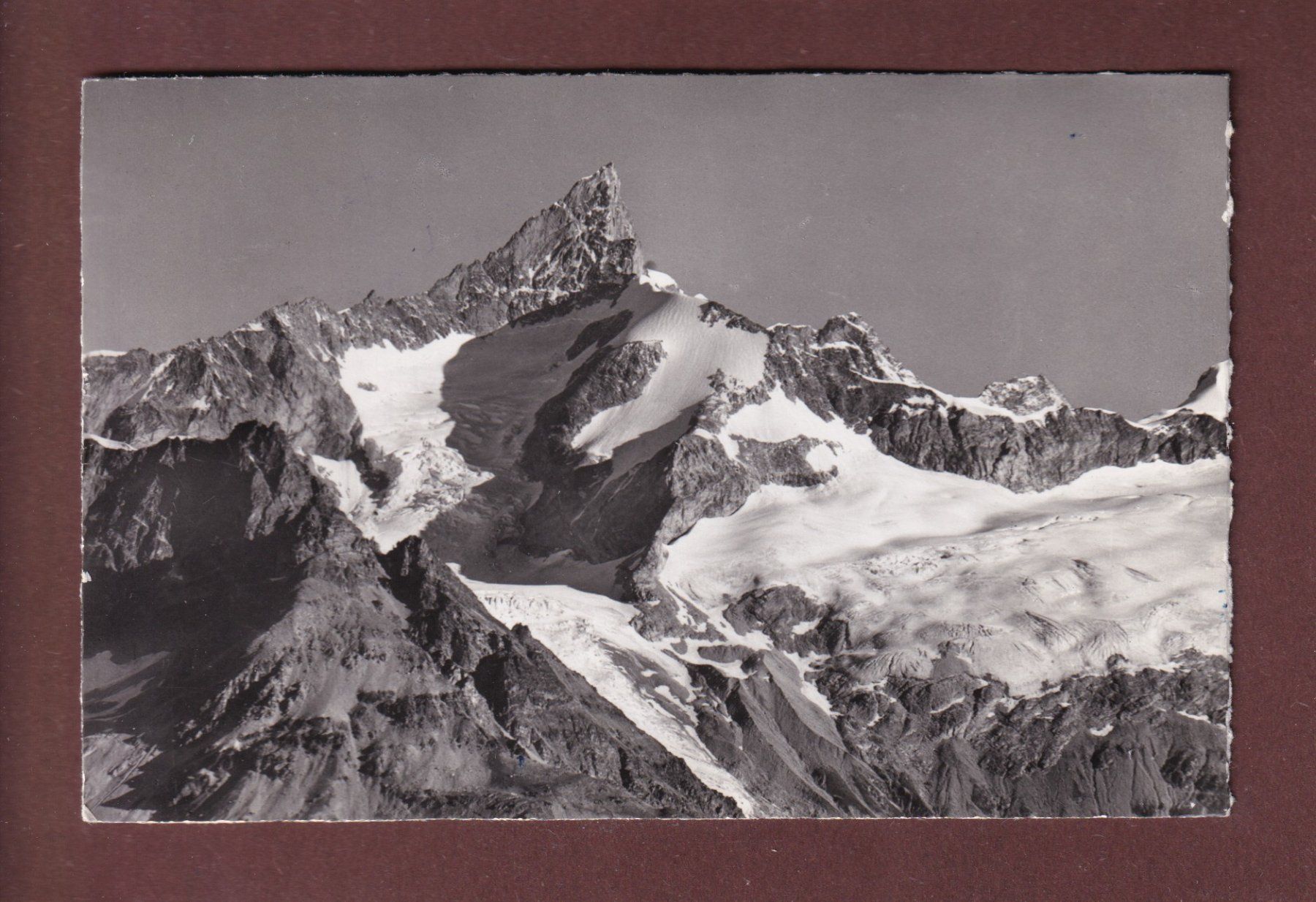 Cartoline postali: Zermatt - ZINALROTHORN - 1962 – Usato da Pully venduto da nicecards-shop