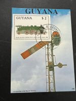 Guyana  1988 Train Signal   Block gestempelt (E263)