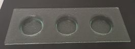*DEKO GLAS - SCHALE* FÜR ALLERLEI; 14 X 37/H 3CM/INTAKT