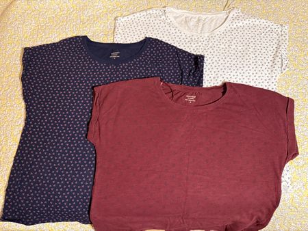 3 Manor Damen T-Shirts Bio-Baumwolle Grösse S neuwertig