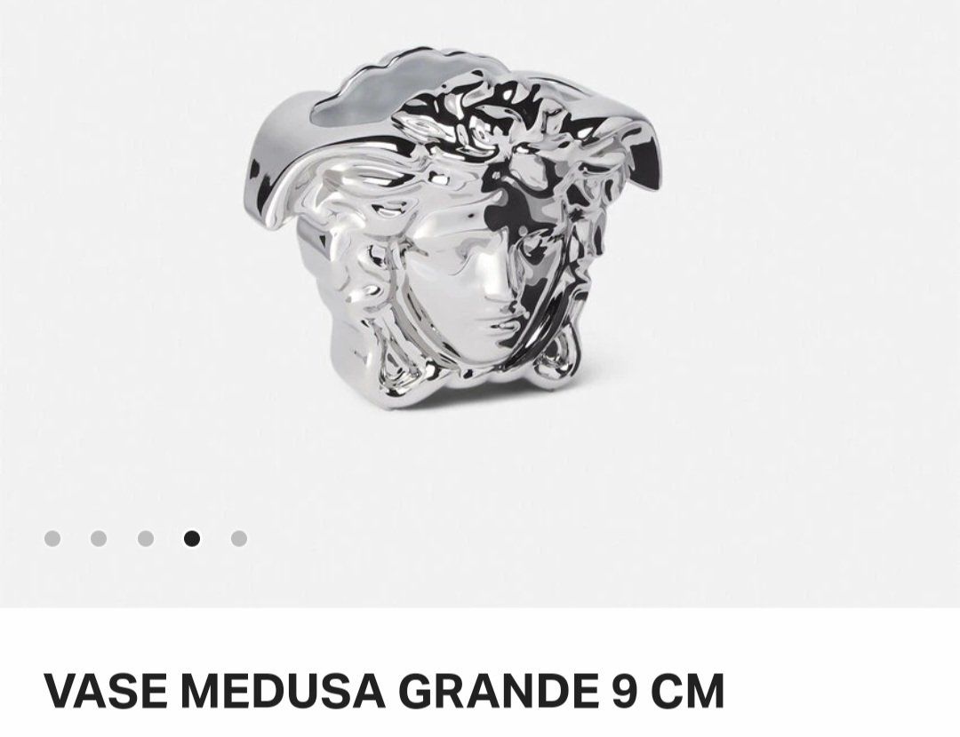Versace Vasen & Gefässe: Vase - Versace Medusa silber 9cm Fabrikneu – Neu (gemäss Beschreibung) aus KLOTEN von Luxurious-Shop 2