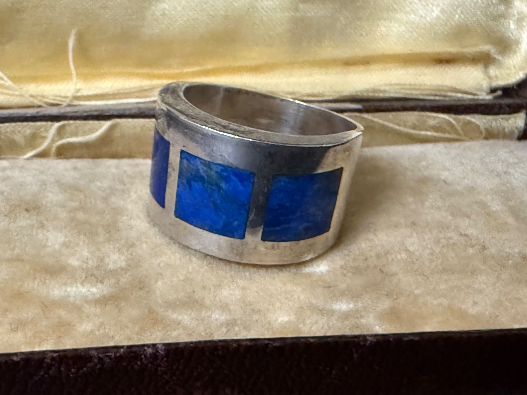 Anelli: Silber Ring mit Lapislazuli 925 – Usato da Spiegel b. Bern venduto da Rogger72 1