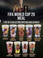 McDonald's FIFA World Cup 12Becher neu ungebraucht
