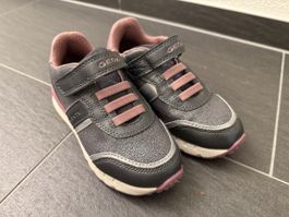 Geox Mädchen-Sneakers – Grösse 30 – Schwarz/Rosa mit Glitzer