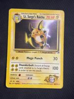 Pokemon Lt. Surge's Raichu Lv.32 28/132 Rare Gym Heroes EN