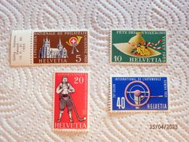 Serie 1955 ungebraucht ( ** ) Nr. 320 bis 323, Kat. Fr.11.00