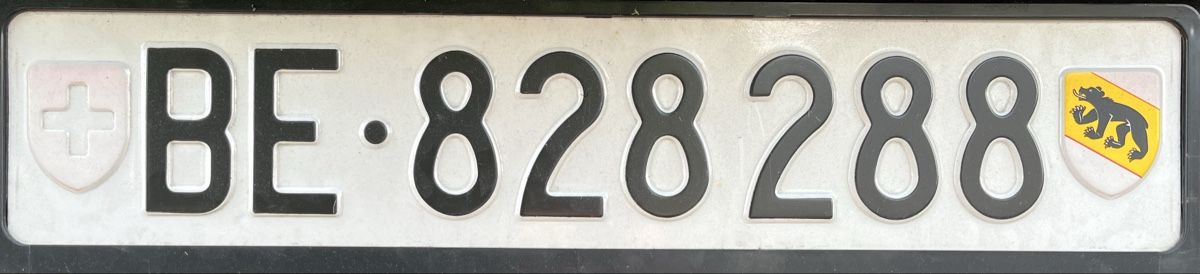 Insegne: Kontrollschild BE 828288 – Usato da Urtenen-Schönbühl venduto da nautilus-9