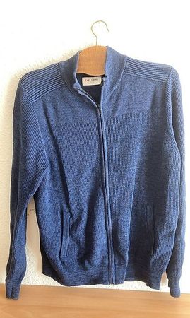 Carl Gross Strickjacke Gr M marineblau für Herren