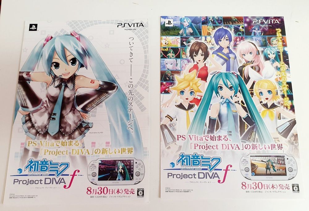 Hatsune Miku: Project DIVA F - Jeu PS Vita Japonais Testé, Très Bon état