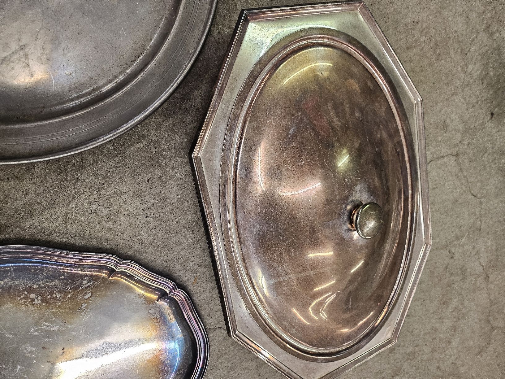 Alle Dekorationen: Rund 5 Kilo Silber Zinn oder versilbert Konvolut Lot – Gebraucht aus St. Gallen von Cocos_Ricardo 3