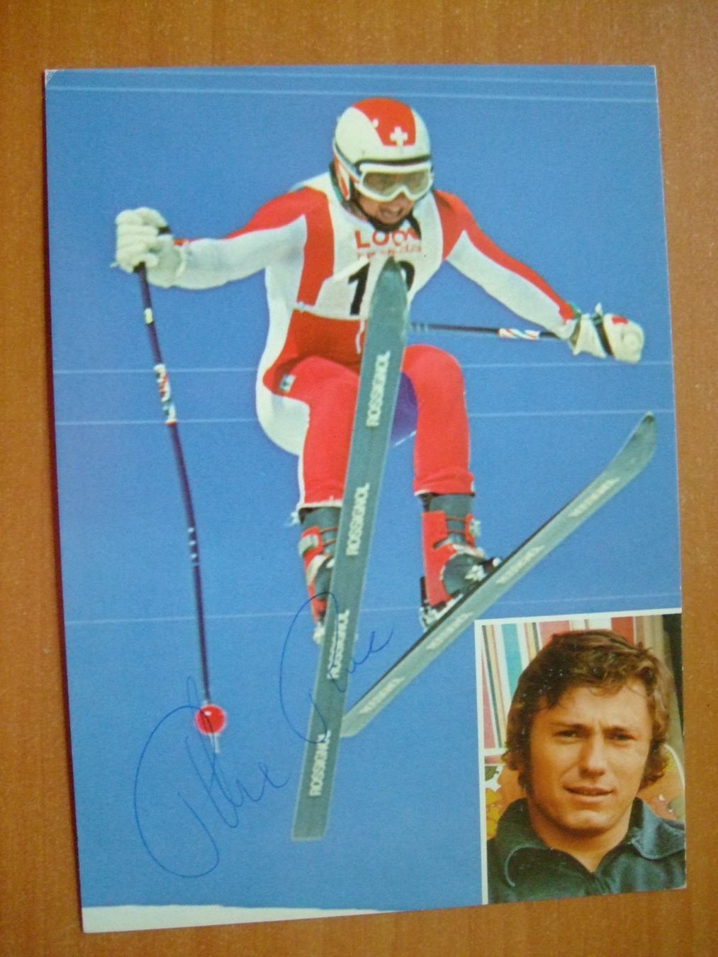 Autografi: PHILIPPE ROUX (CH) AUTOGRAMMKARTE TOP – Usato da Schachen b. Reute venduto da Dzestar