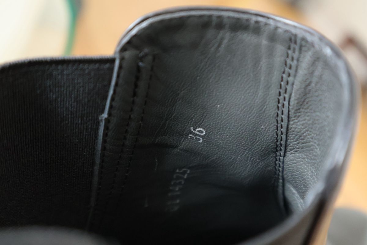 Stuart Weitzman Scarpe da donna: Stiefel Stuart Weitzman Leder Schwarz Groesse 36 – Usato da Galgenen venduto da Vintluxe 4