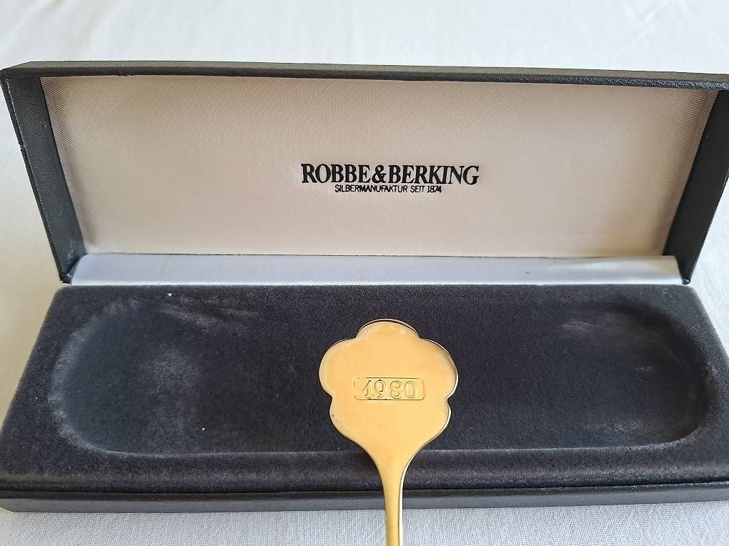 Cucchiai: Robbe & Berking Jahreslöffel 1980 – Usato da Wabern venduto da amo_pp26 1