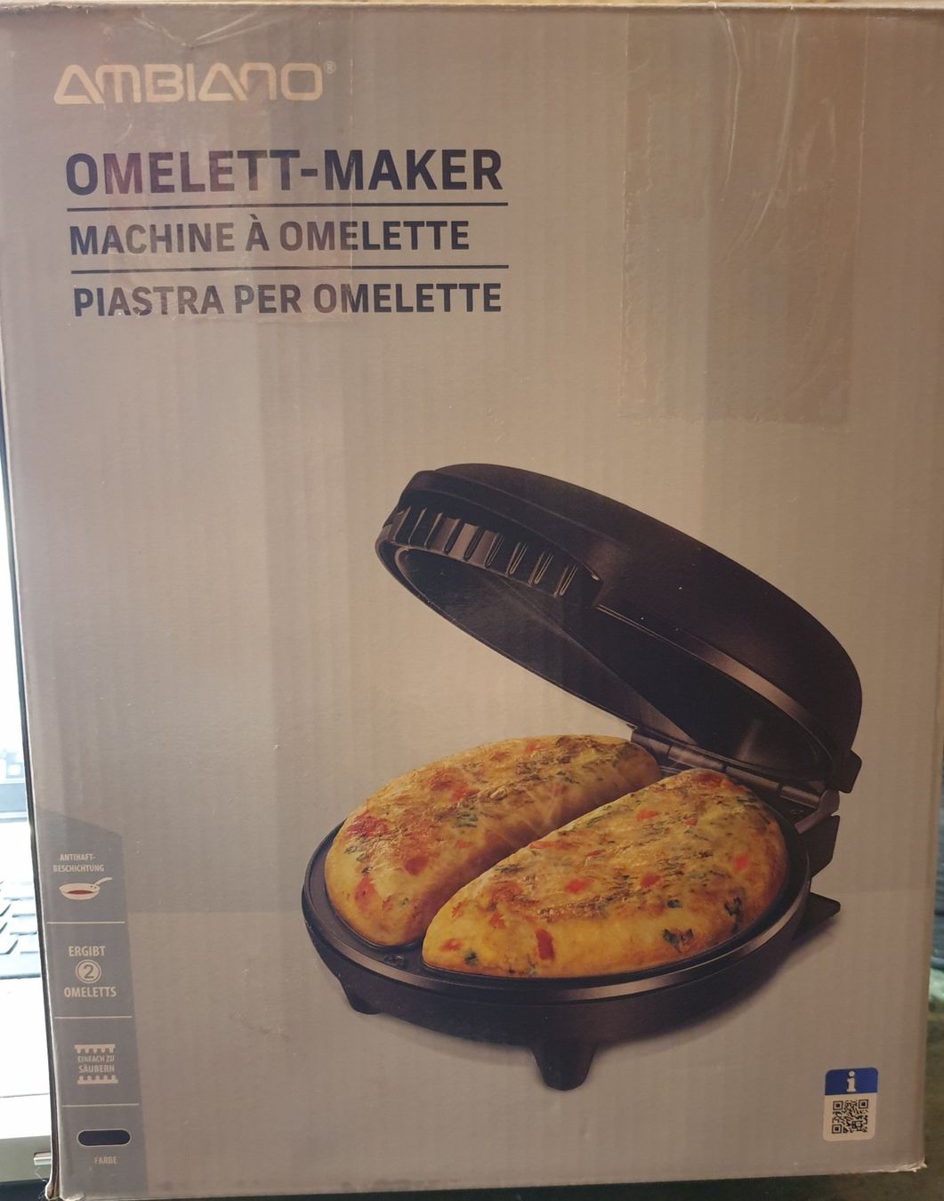 Appareils de cuisine: Omelette Maker Ambiano Fabrikneu in OVP – Neuf avec emballage d'origine à Horw par Arta20000