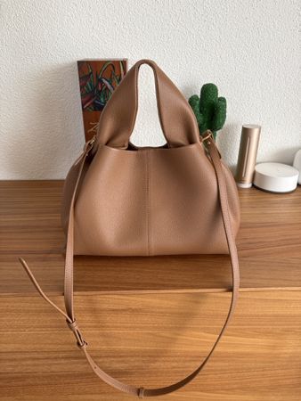 Handtasche Polene Modell Numero Neuf braun neuwertig