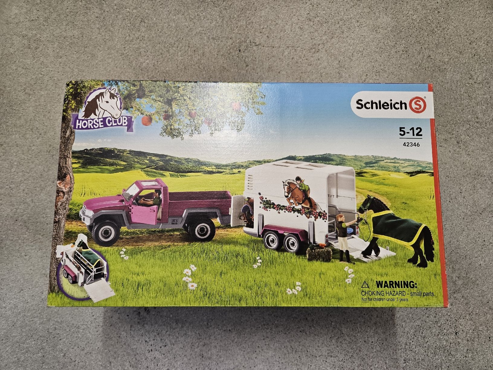Schleich Horse Club 42346 Pick-Up met Paardentrailer
