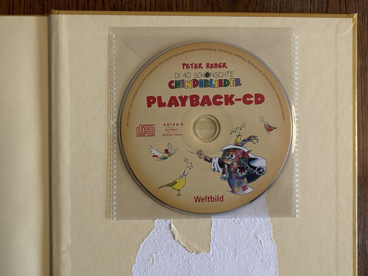 Libri: Peter Reber's Kinderhits mit Noten & Playback-CD  – Usato da Wolhusen venduto da eve_m6cg 2