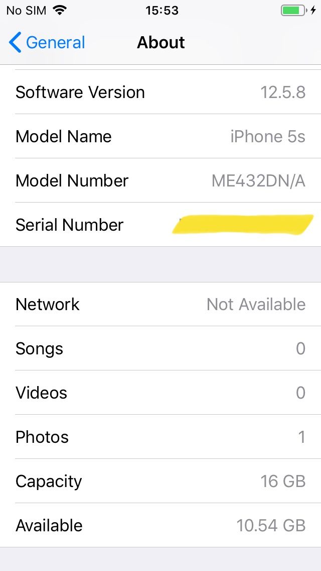 Apple Handys / Smartphones: Apple iPhone 5s 16GB – Gebraucht aus Sierre von DMDefender 7