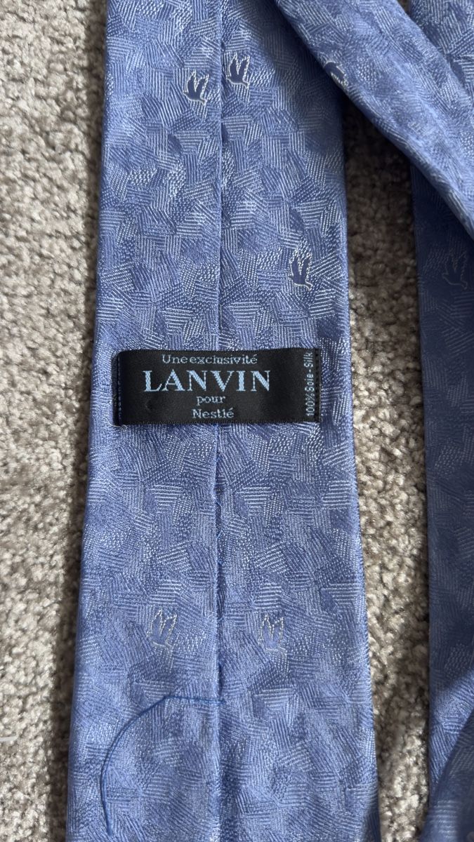 Lanvin Cravates: Cravate LANVIN pour Nestlé 100% soie – D'occasion à Vuippens par Anna_as 2