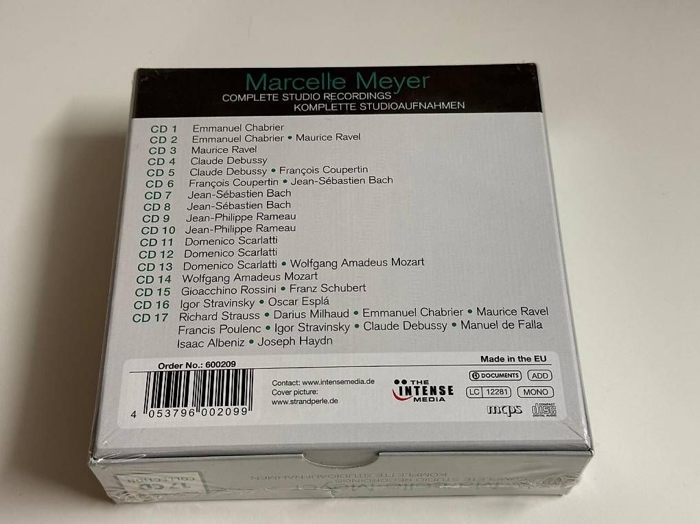 Tutti i DVDs: Marcelle Meyer - Studioaufnahme – Usato da Bülach venduto da boice 1