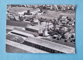 Strengelbach - Dorfpartie - Fabrik mit Hochkamin - 1960