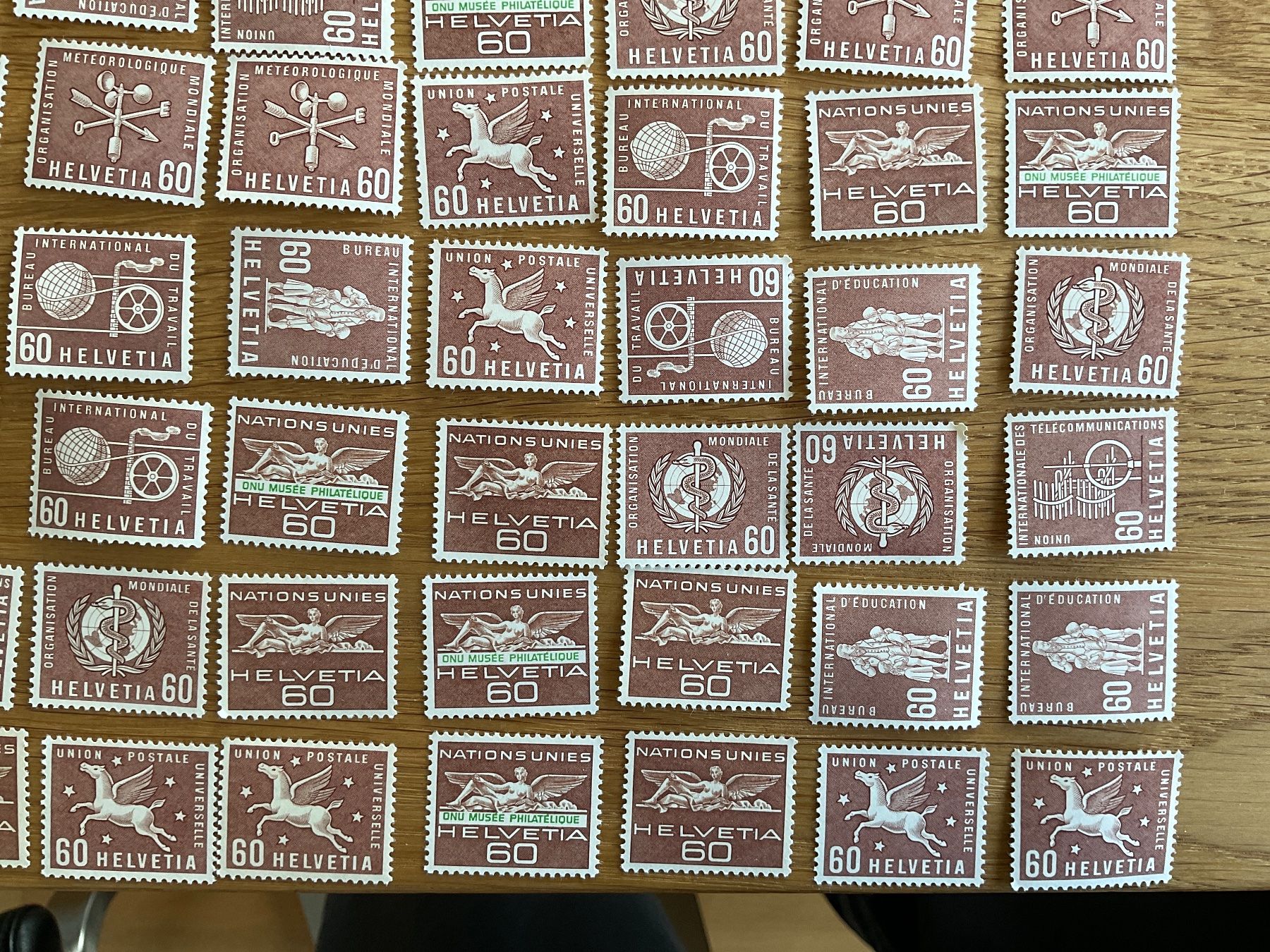Alle Briefmarken: 60Fr Ämter Frankaturware ungestempelt postfrisch Sammlung – Neu (gemäss Beschreibung) aus Wil SG von Chefsugus 4