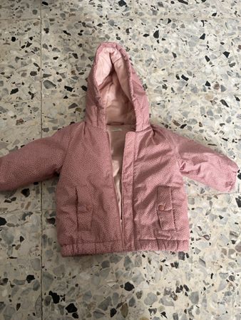 Giubbino Benetton bambina 6 mesi rosa pois - perfetto!