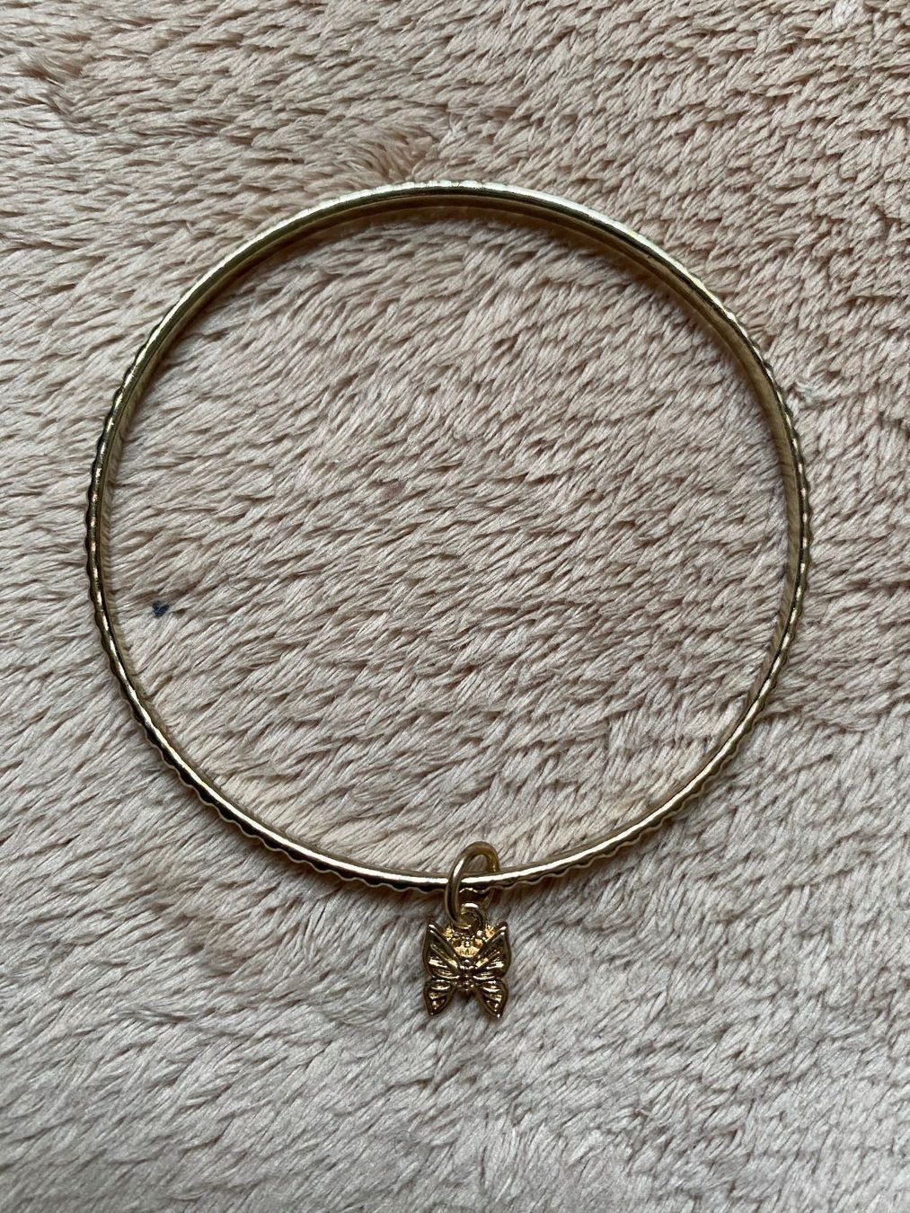 Bracciali & Braccialetti: Kinder Armreif Schmetterling Modeschmuck, Durchmesser 6cm – Usato da Kastanienbaum venduto da Muenchnerkindl1