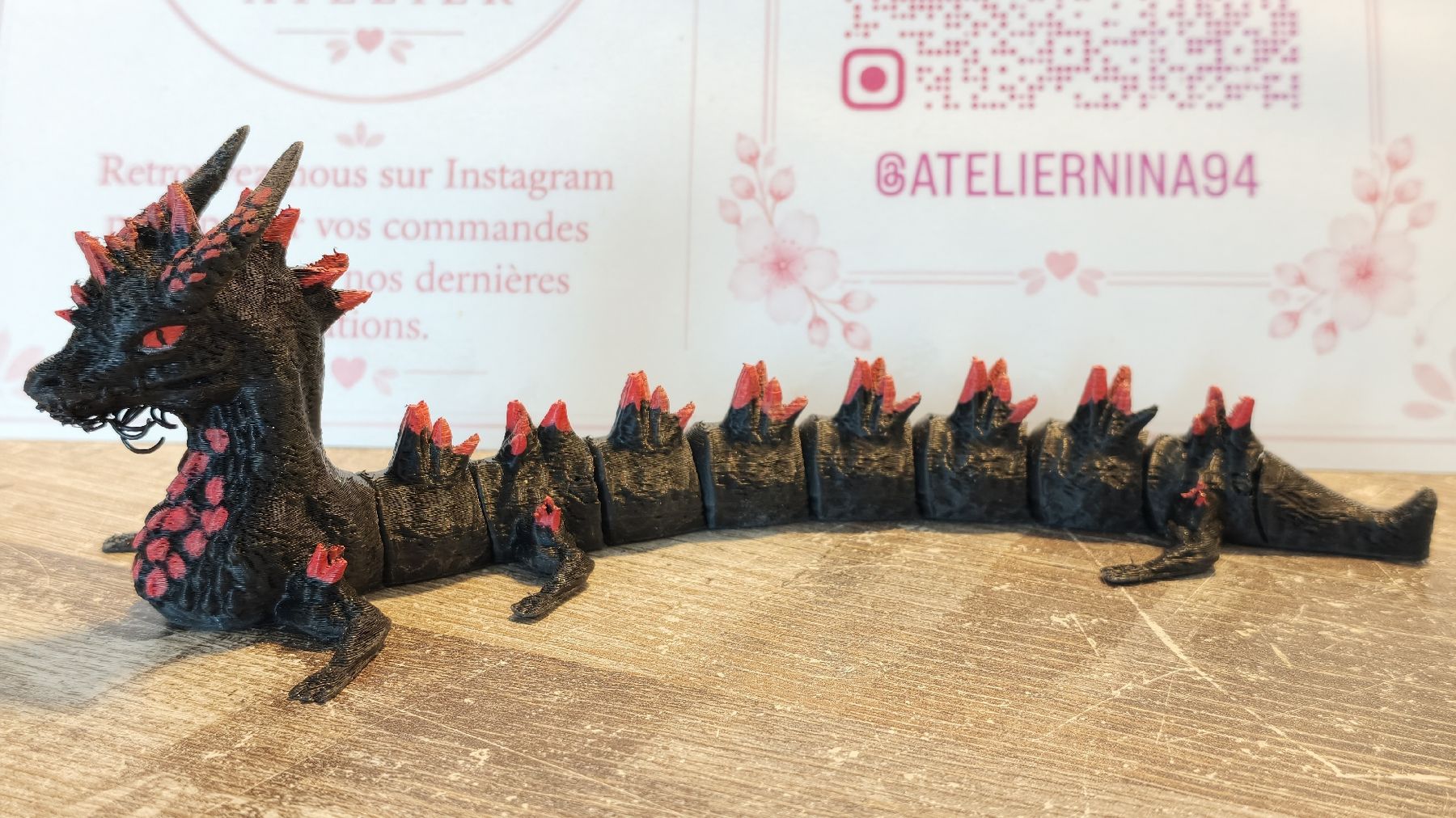 Statuette: Dragon articulé en 3D – Usato da Domdidier venduto da Nina_Atelier
