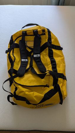 The North Face Reisetasche XL gelb schwarz