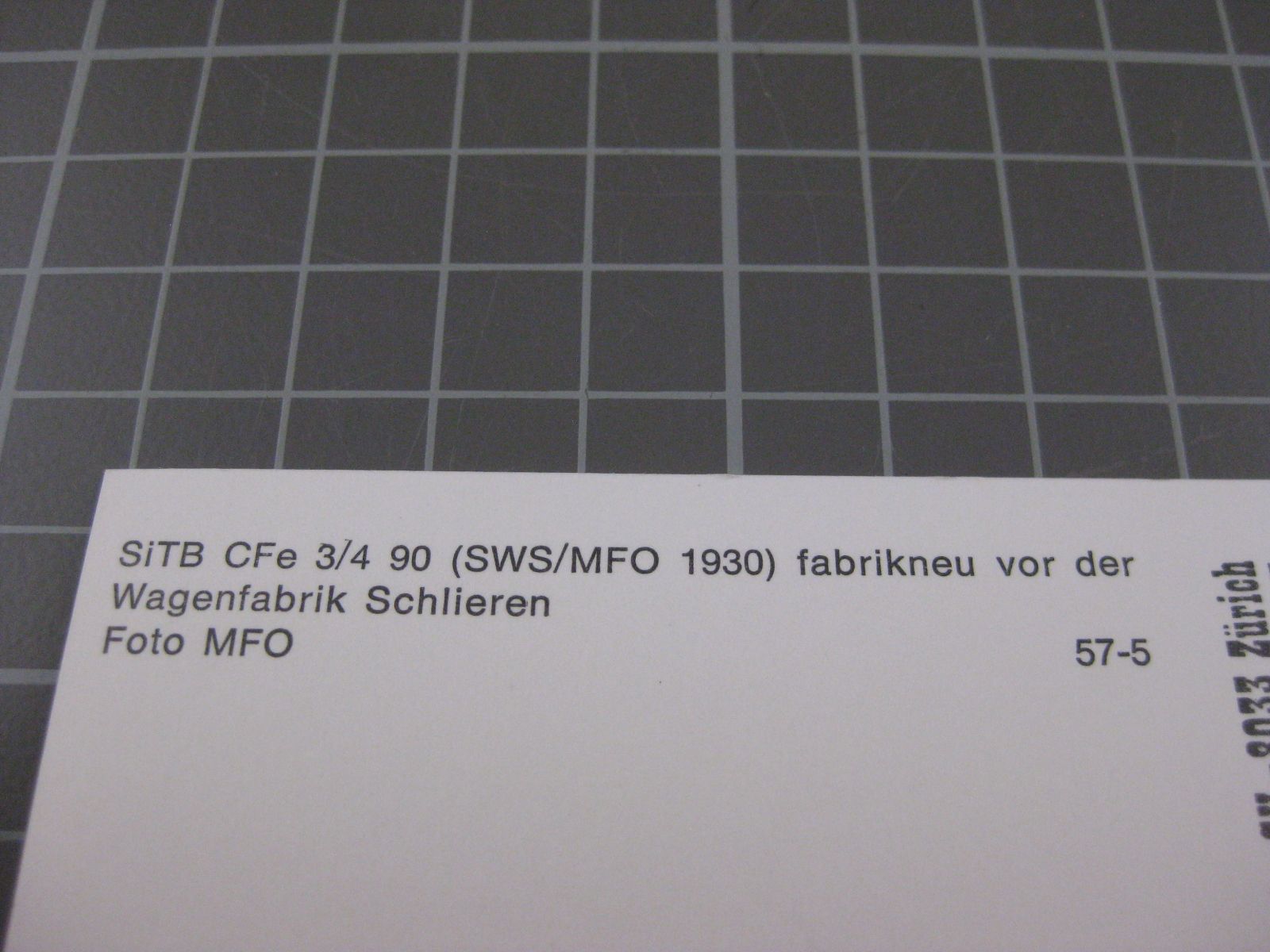 Cartes postales: AK Sihlthalbahn – Neuf (Voir description) à Malters par Marosko 2