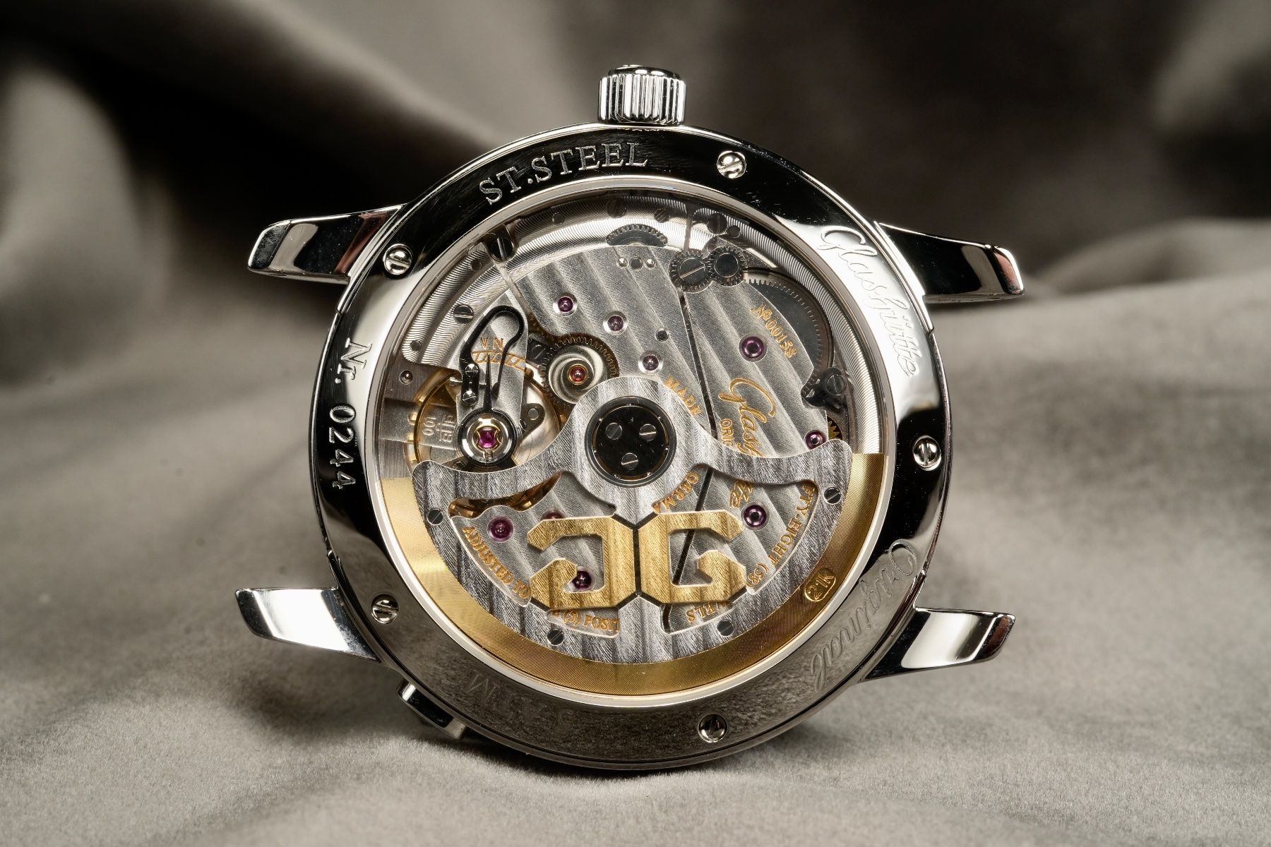 Glashütte Orologi: Glashutte Original - Panorama Date Power Reserve – Usato da Morcote venduto da chronoservice 4
