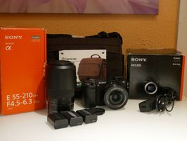 Sony 6300 Super Set 16-50mm 55-210mm und Tamrac Tasche