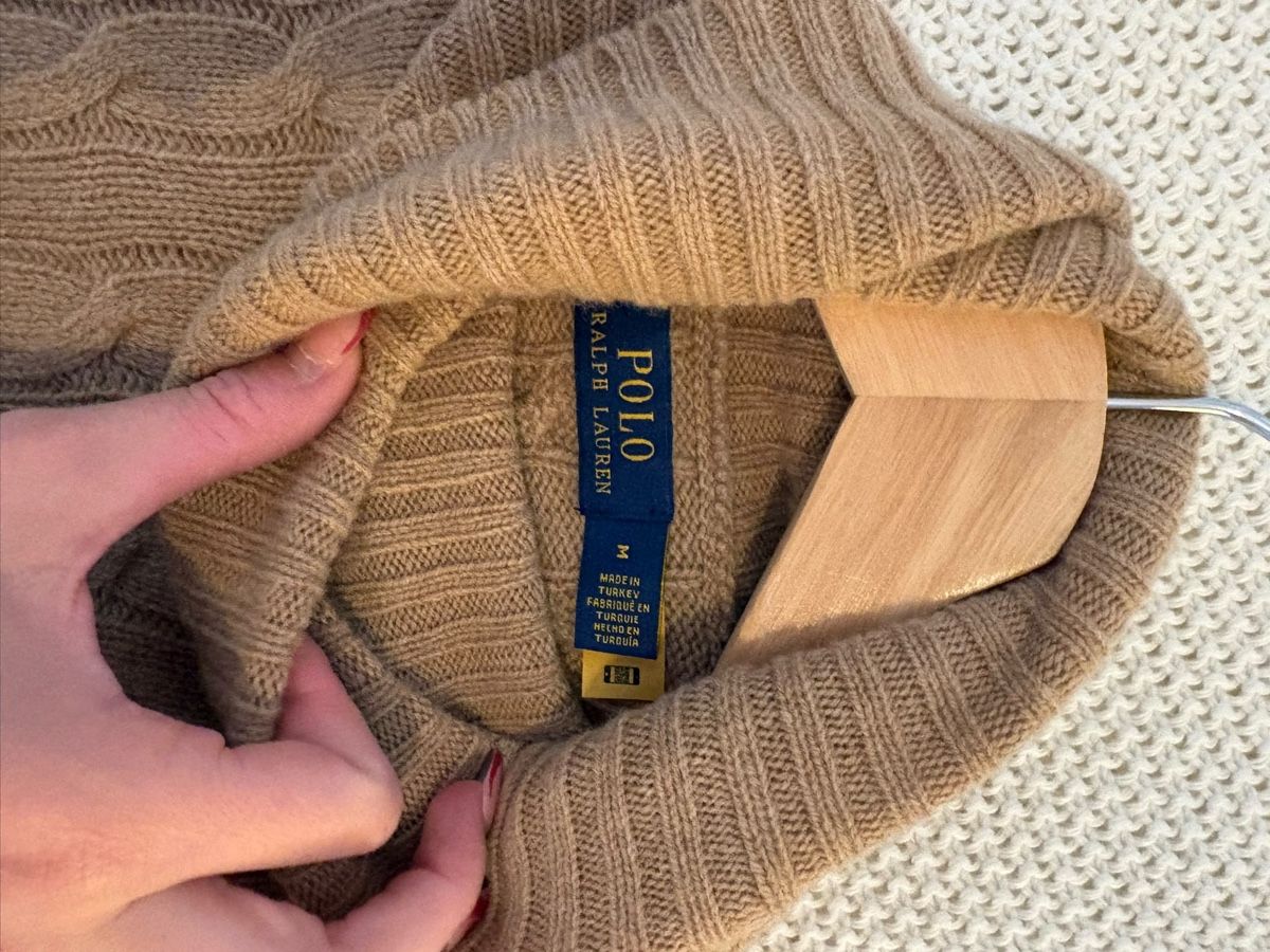 Polo Ralph Lauren Maglioni & Felpe: Pull Col Roulé Polo Ralph Lauren Torsadé T.M beige – Usato da Carouge GE venduto da Valou1976 2