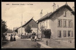 AK Montricher /Vaud, La Poste