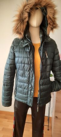 Superdry Winterjacke mit Kapuze, Daunenjacke, Grösse M