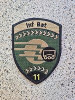 *** Badge Inf Bat 11 (schwarz) mit klett ***