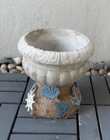 Blumentopf maritim dekoriert H ca. 20 cm