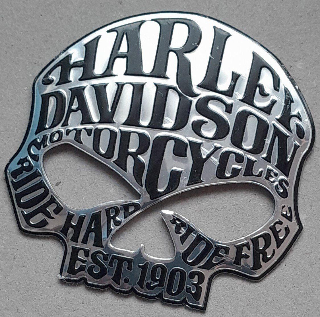 Sticker: Sticker Skull Alu Harley Davidson – Nuovo e nell'imballaggio originale da Allens venduto da MADE.IN.ROCK.N.ROLL 2