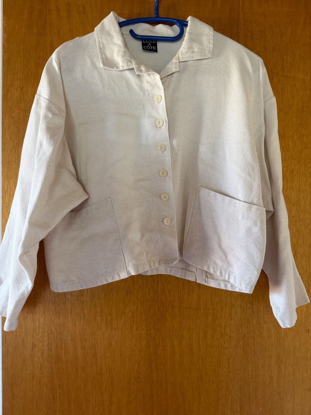 Camicette: Damen Bluse oder Jacke COTE Ä COTE Cremefarben guter Zustand – Usato da Brunnenthal venduto da Eco07