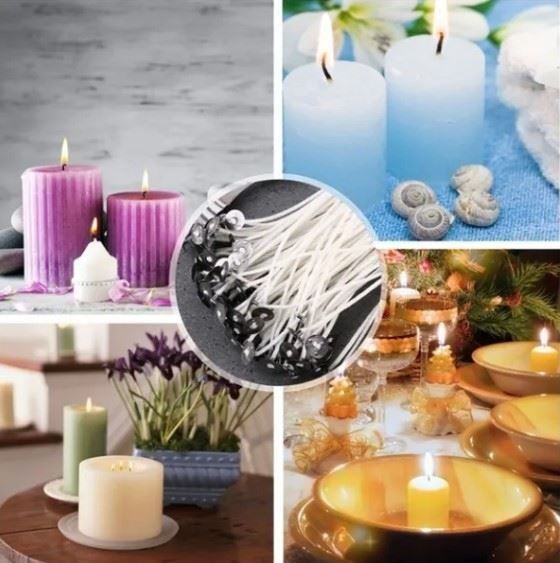 Candele: 20 Kerzendochte 20cm – Nuovo e nell'imballaggio originale da Dintikon venduto da Vexi 1
