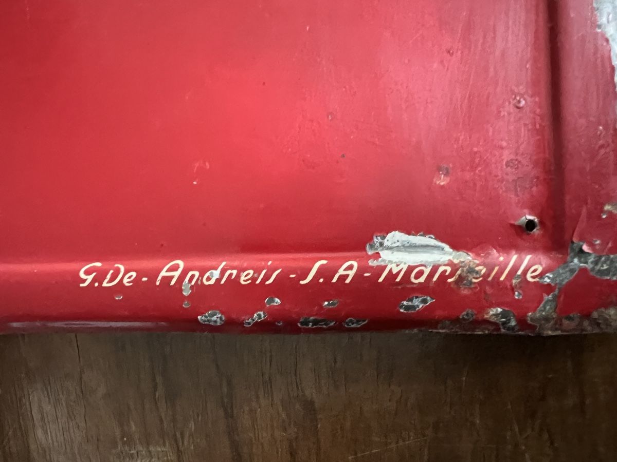 Schilder: Altes Blechschild Olympic Oil  – Gebraucht aus Mellingen von Oelquelle 6