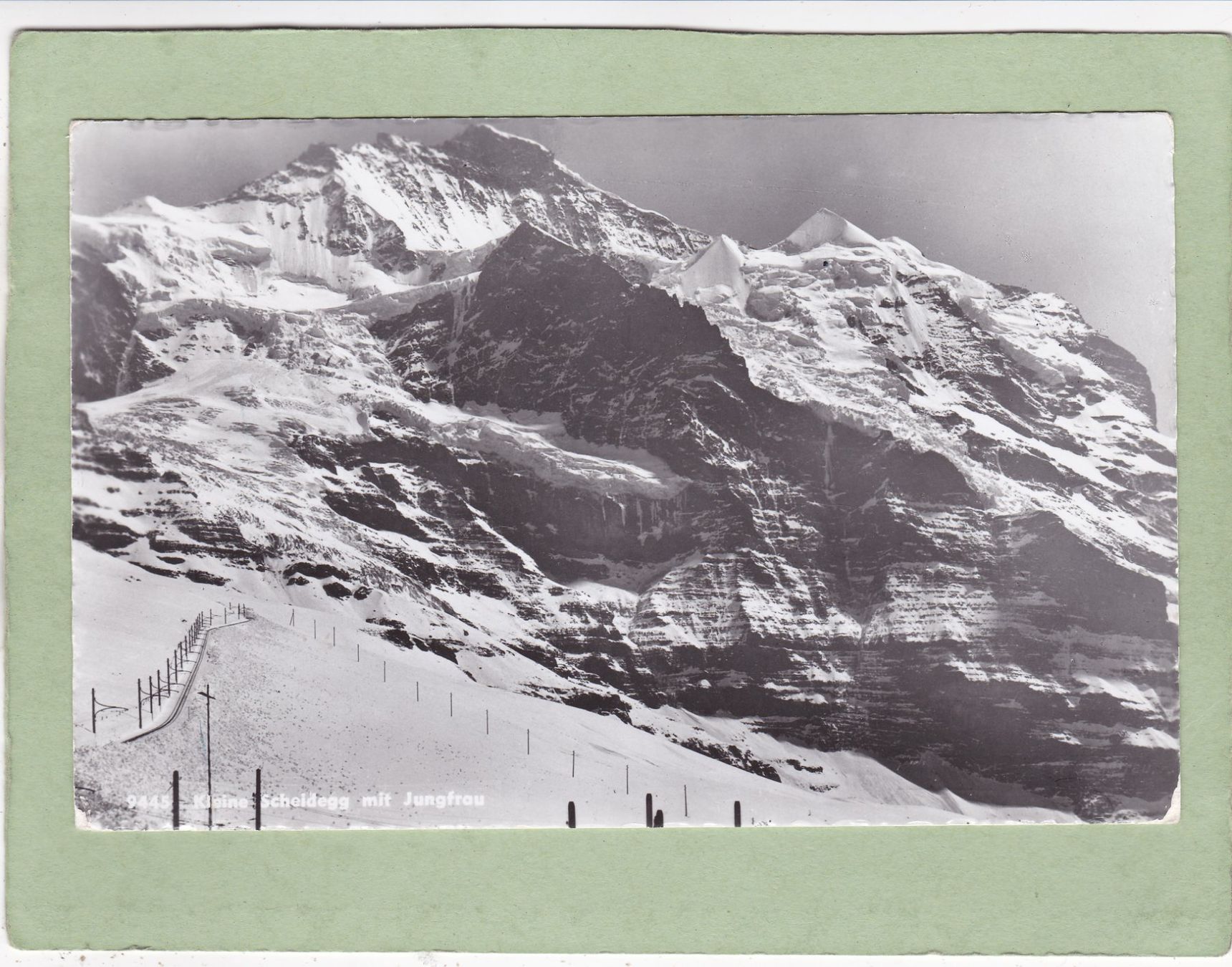 Cartoline postali: Kleine Scheidegg mit Jungfrau 1959 – Usato da Herisau venduto da Lisegrat2008