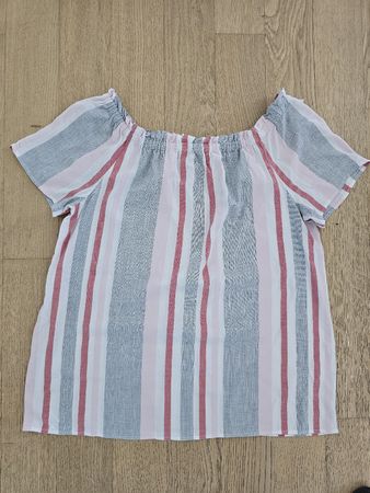 Sommerliches Off-Shoulder Top mit Streifen, Streetone EU40