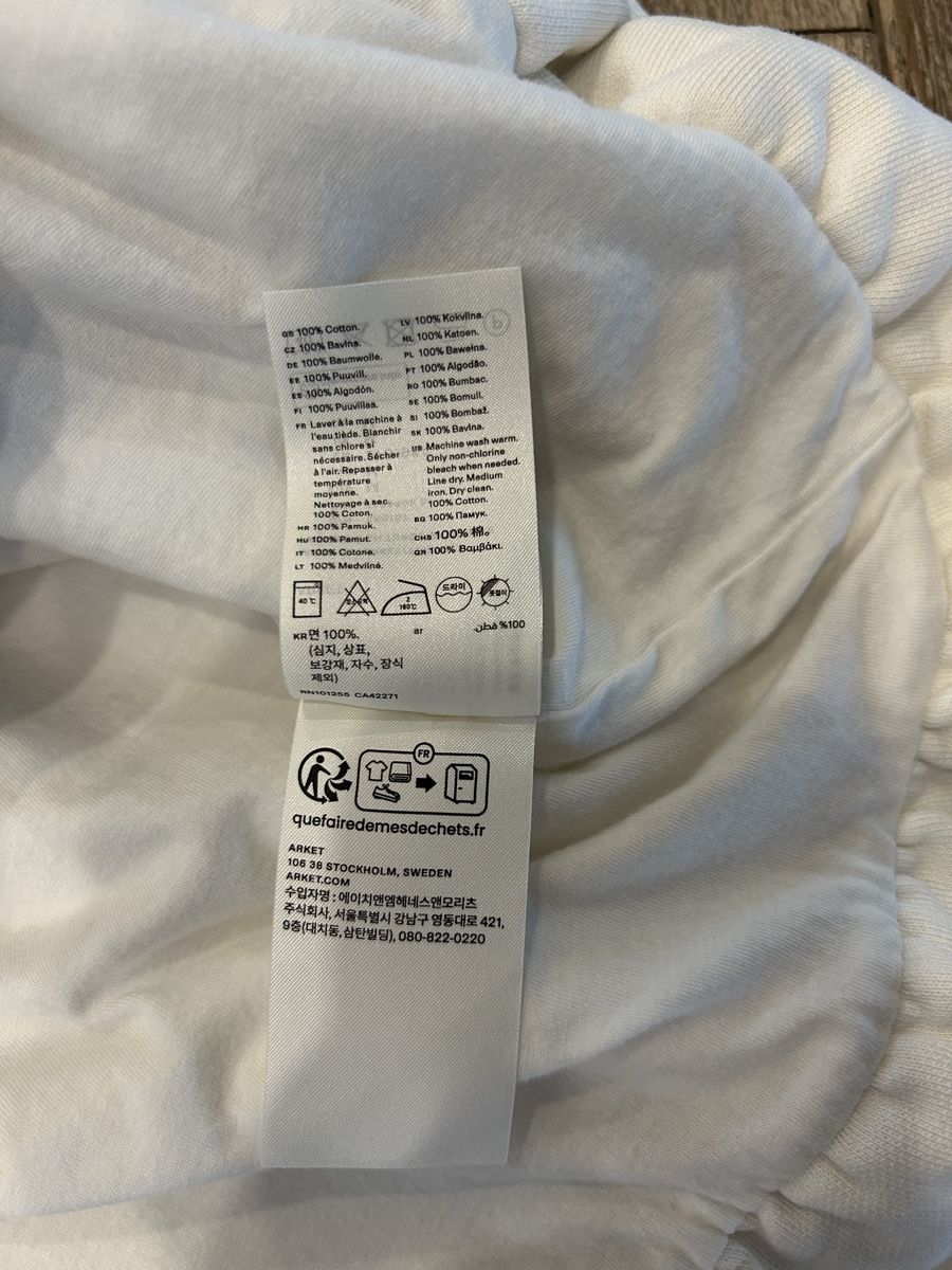Arket Maglioni & Felpe: Sweatshirt blanc Arket M 100% coton  – Usato da Signy venduto da Chloe79 3