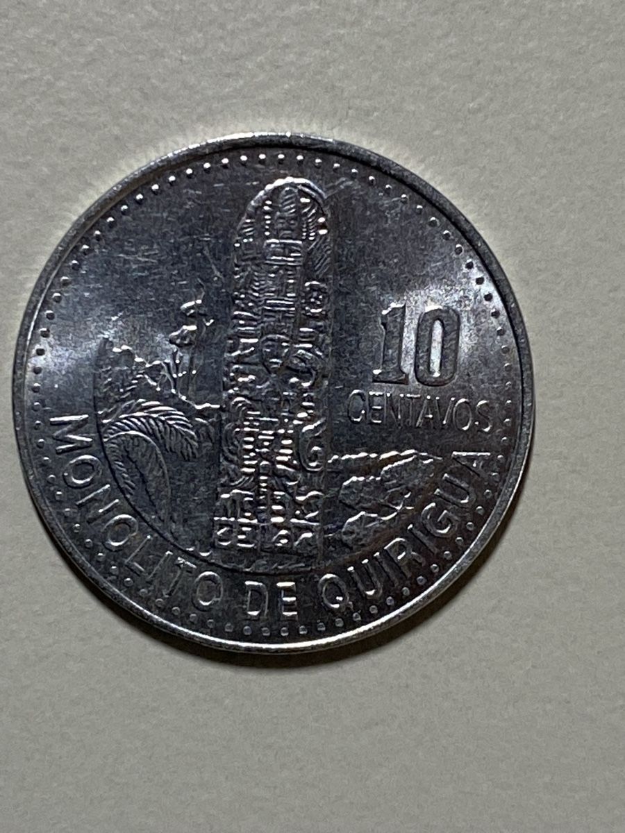 Alle Münzen: Guatemala - 10 centimes - 2010 – Gebraucht aus Payerne von Mike1682