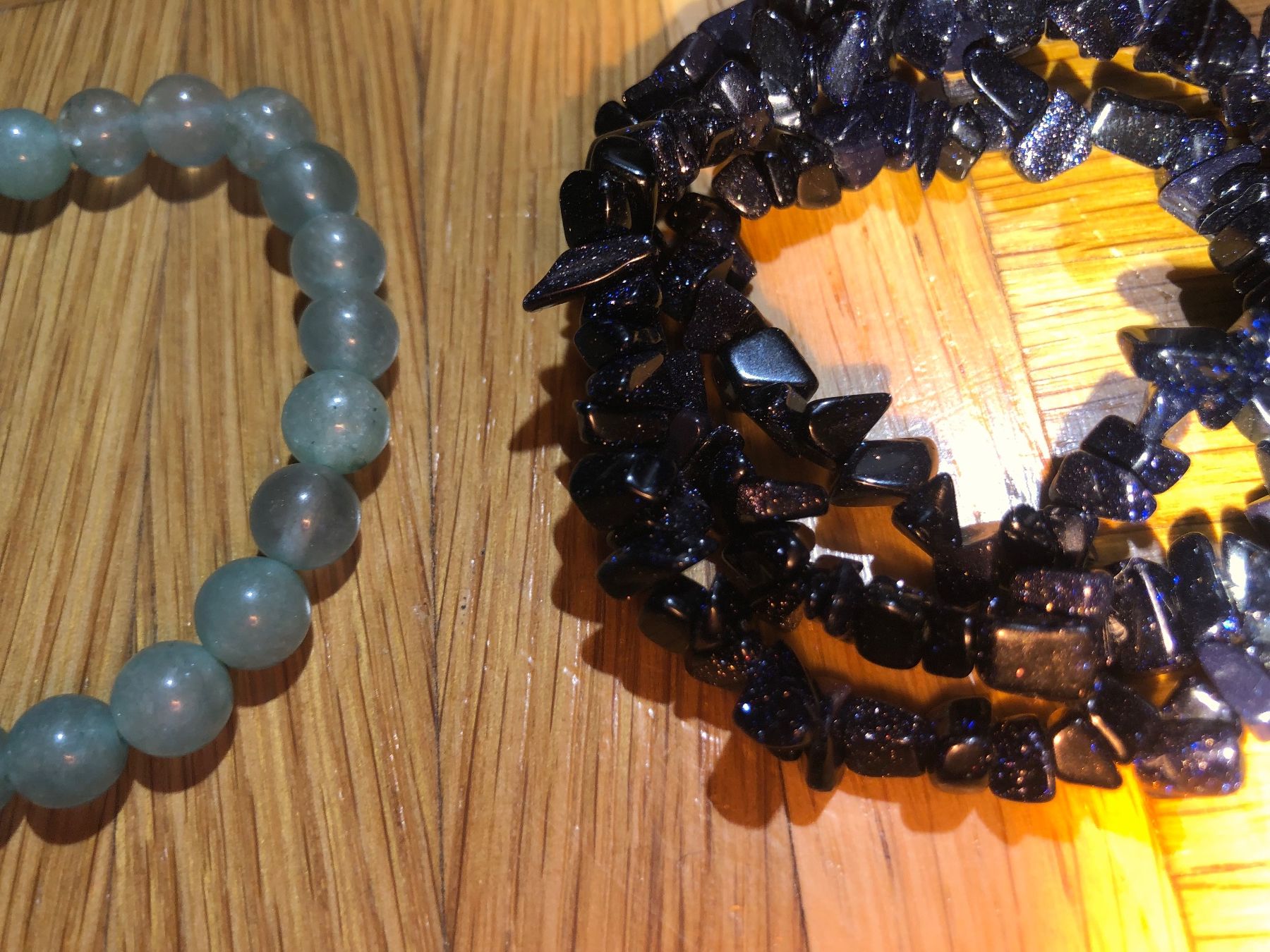Bracciali & Braccialetti: Armbänder: Aventurine & Blue Sand stone – Usato da Zug venduto da estarthyme 6